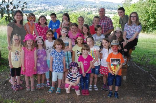 Der Chornachwuchs beim Grillfest 2018 Die Vielharmonie - Der Chor im Kreis St. Wendel